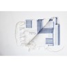 Talith en laine bande jeans