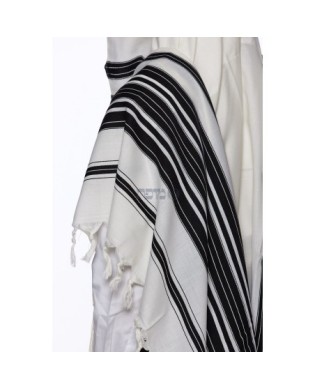 Talith Habad Laine - Modèle rabbi