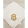 Serviettes brodées min 8 pcs