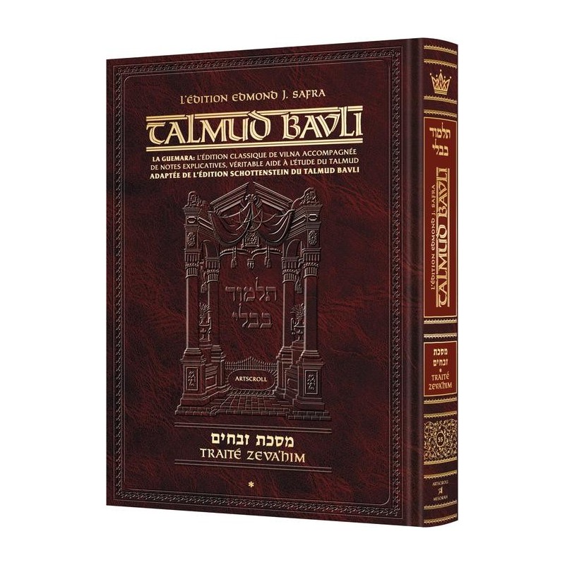Edmond J. Safra - Francais Ed Talmud [55] - Zevachim 1 (2a-36b)
