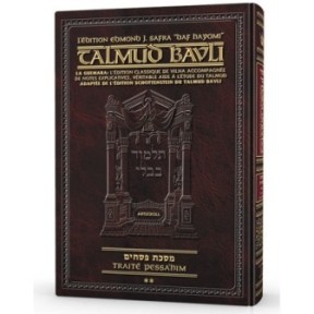 אדמונד ג'יי ספרה - תלמוד אד דף יומי (צרפתית) [11] - פסאים כרך 3 (80b -121b)