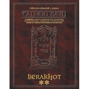 אדמונד ג'יי ספרא - מהדורה מספרית צרפתית [02] Berachot Vol 2 (30B -64A)