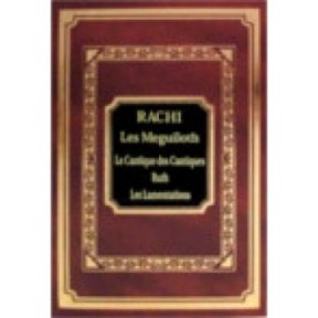 Rachi- The Meguiloth-Cantiques, Ruth, Lamentation