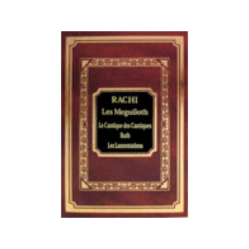 Rachi- The Meguiloth-Cantiques, Ruth, Lamentation