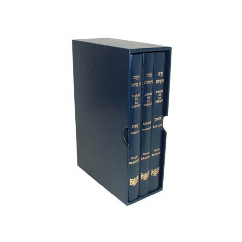 L'arme de la parole - Coffret 3 fêtes - Pessah Chavouhot Souccot (bleu)