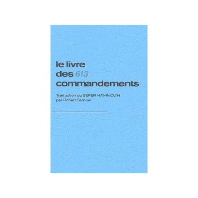 Le Livre Des 613 Commandements